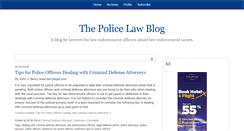 Desktop Screenshot of policelawblog.com