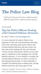Mobile Screenshot of policelawblog.com