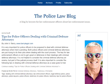 Tablet Screenshot of policelawblog.com